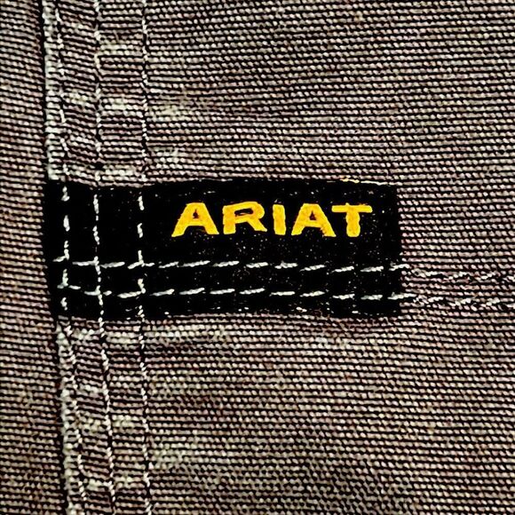 Ariat Pants Made Tough Pant in Rebar Grey 40/30 - Picture 7 of 15